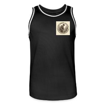 Gentleman Gardener - Männer Basketball-Trikot - Schwarz/Weiß - Vorne - AI Model Male 185 dark (185cm)