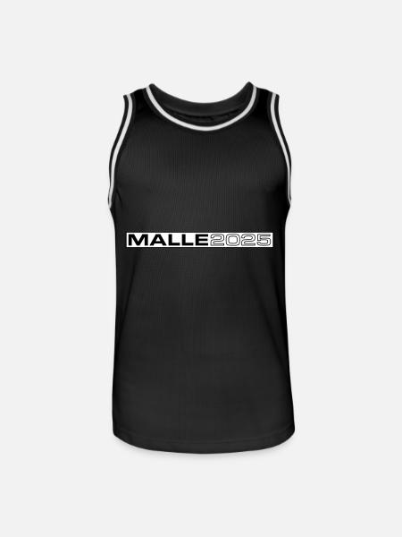 Malle 2025 - Men's Basketball Jersey - black/white