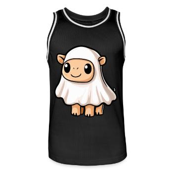 Kamel Halloween Lustig Geist - Männer Basketball-Trikot - Schwarz/Weiß - Vorne - AI Model Male 185 dark (185cm)