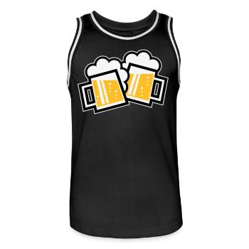 XZwei Originale Bayern (tricolore) - Maillot de basket Homme - noir/blanc - Devant - AI Model Male 185 dark (185cm)