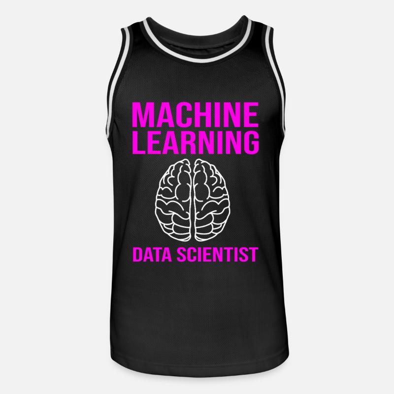 Codeur Programmeur GPT - Maillot de basket Homme - noir/blanc