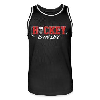 Hockey - Maillot de basket Homme - noir/blanc - Devant - AI Model Male 185 dark (185cm)