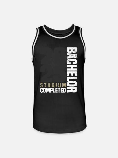Bachelor Studium 2025 - Männer Basketball-Trikot - Schwarz/Weiß