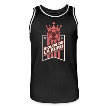 Championnat d’Espagne 2024 Femmes Hommes España - Maillot de basket Homme - noir/blanc - Devant - AI Model Male 185 dark (185cm)