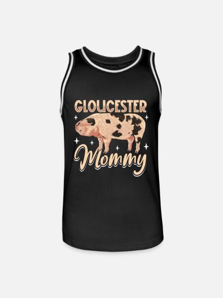 Gloucestershire Old Spot Pig Mom - Men's Basketball Jersey - black/white