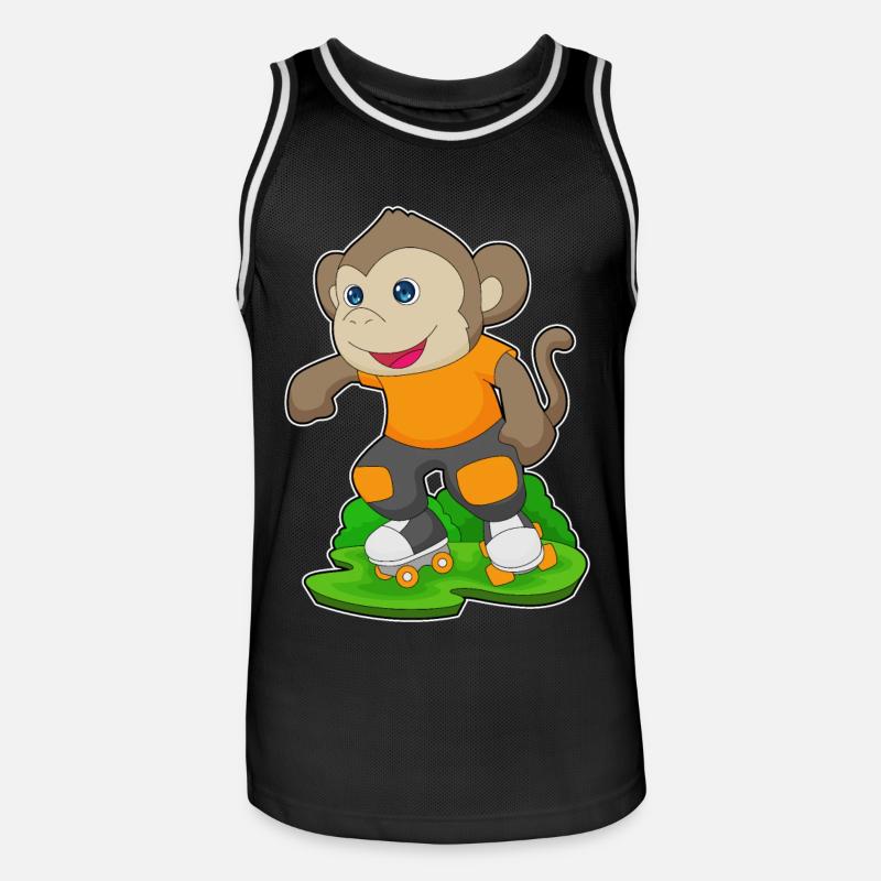 Monkey Rollers Rollers Rollers - Maillot de basket Homme - noir/blanc