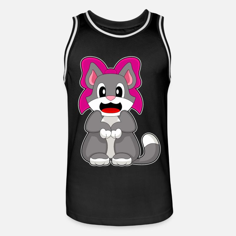 Arc de chat - Maillot de basket Homme - noir/blanc