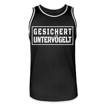 Underbirds sécurisé pour la fête des pères style Malle - Maillot de basket Homme - noir/blanc - Devant - AI Model Male 185 dark (185cm)