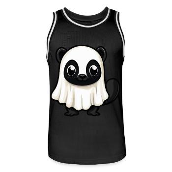Stinktier Halloween Lustig Geist - Männer Basketball-Trikot - Schwarz/Weiß - Vorne - AI Model Male 185 dark (185cm)