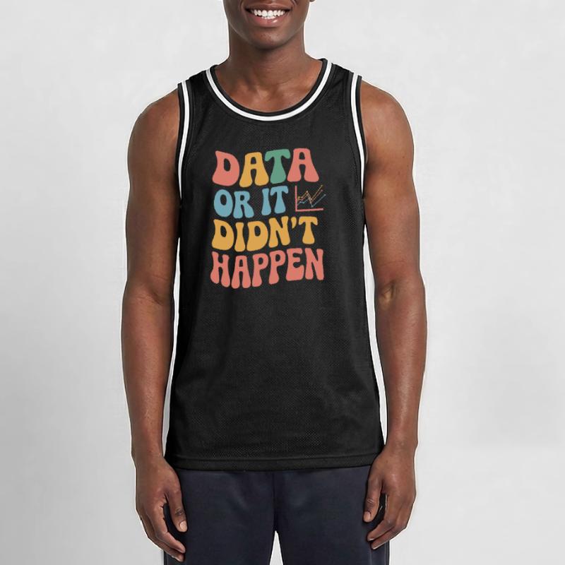 Data Analyst Data Scientist Data Engineer - Maillot de basket Homme