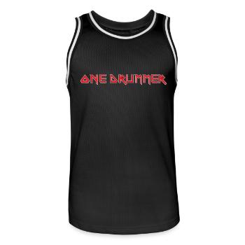 UN BATTEUR - Maillot de basket Homme - noir/blanc - Devant - AI Model Male 185 dark (185cm)