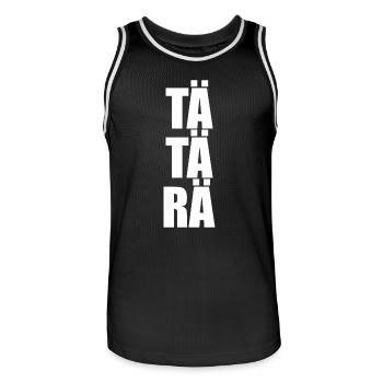 Fanfare Tätärä Fanfare Band Band - Maillot de basket Homme - noir/blanc - Devant - AI Model Male 185 dark (185cm)