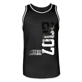 ÉDITION LIMITÉE 2007 COOL 19E ANNIVERSAIRE - Maillot de basket Homme - noir/blanc - Devant - AI Model Male 185 dark (185cm)