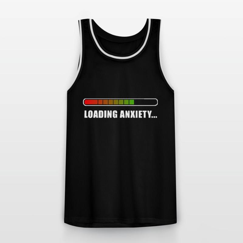 Loading L’anxiété... Maillot de basket Homme