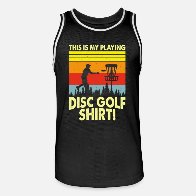 Discgolf Disc Golf - Maillot de basket Homme - noir/blanc