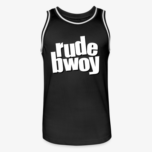 rude bwoy label - Men's Basketball Jersey