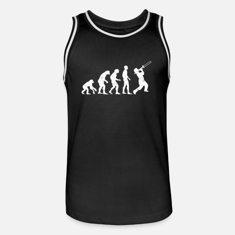 TROMPETTE EVOLUTION! - Maillot de basket Homme - noir/blanc