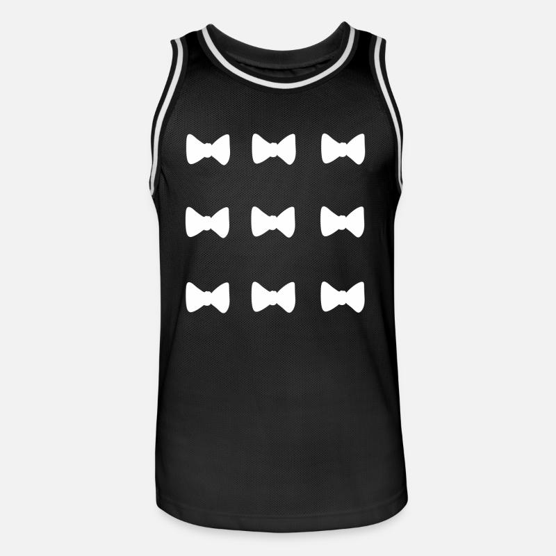 Pattern Loops Loop Icon - Men's Basketball Jersey - black/white