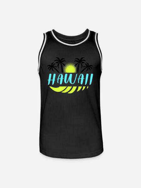 Hawaii - Men's Basketball Jersey - black/white