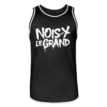 Noisy-le-Grand - Maillot de basket Homme - noir/blanc - Devant - AI Model Male 185 dark (185cm)