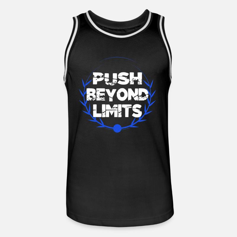 workouts high-intensity training - Männer Basketball-Trikot - Schwarz/Weiß