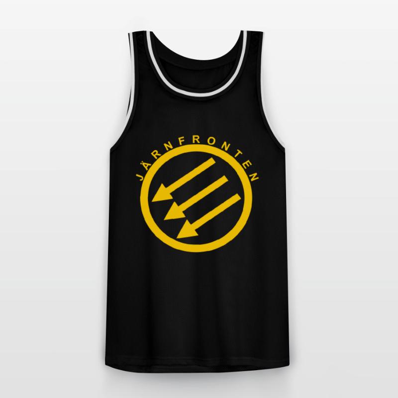 Järnfronten / Eiserne Front / Iron Front Männer Basketball-Trikot