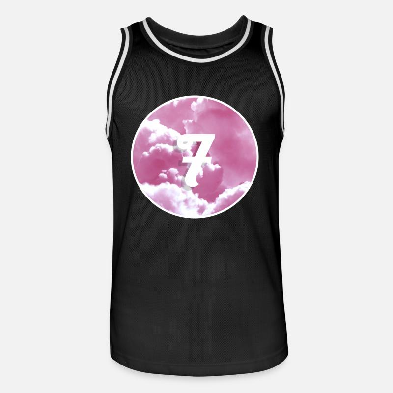 4EF00A83 8E69 4DC8 8A7D 1398B5C40235 - Männer Basketball-Trikot - Schwarz/Weiß