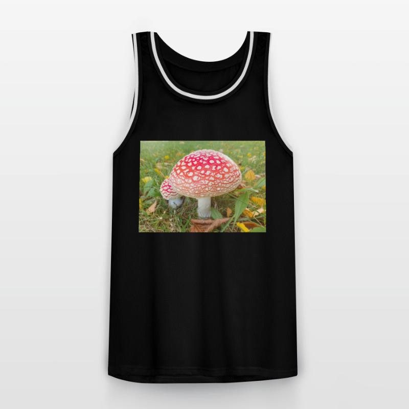 fly agaric also toadstool Men's Basketball Jersey