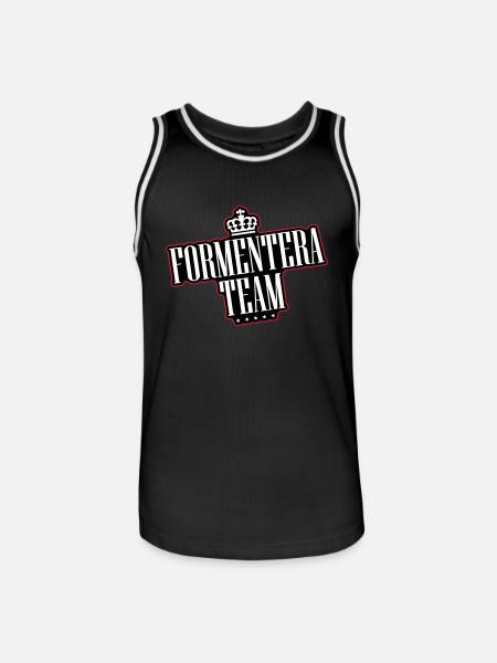 Formentera Team - Men's Basketball Jersey - black/white