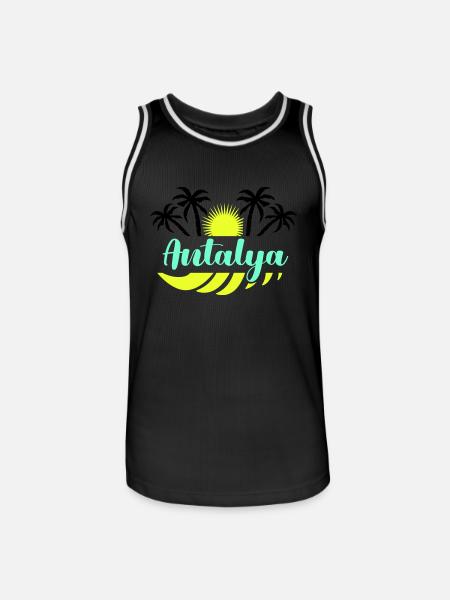 Antalya - Men's Basketball Jersey - black/white