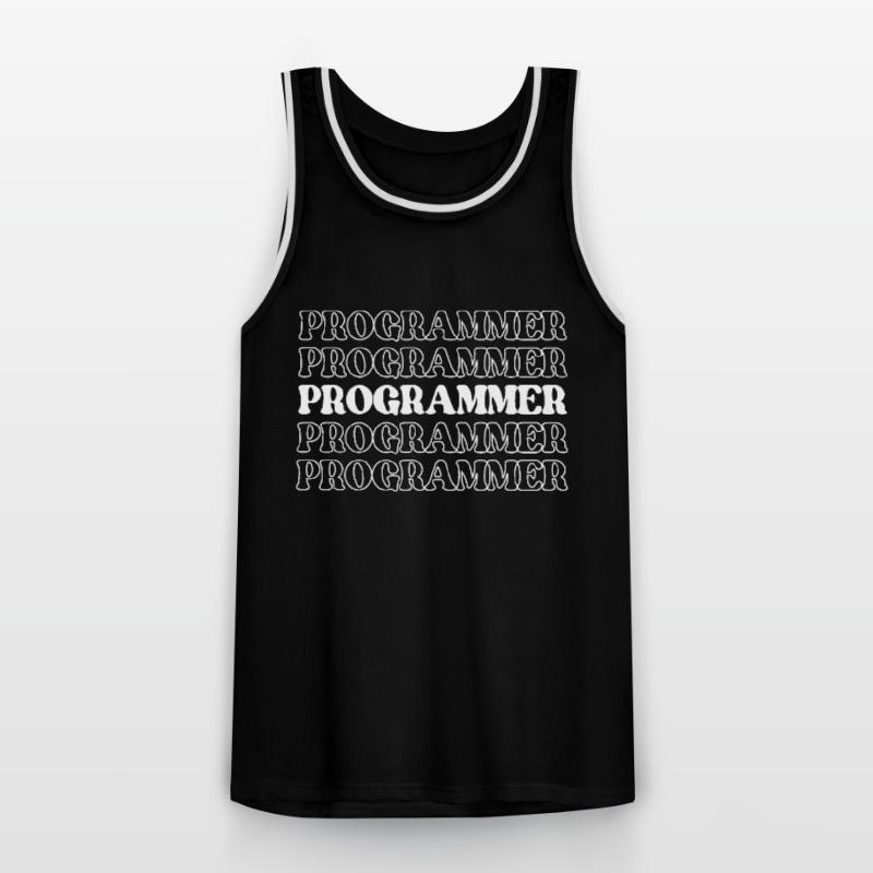 Programmeur Codeur Développeur Codeur Ingénieur logiciel Maillot de basket Homme