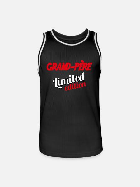 Opa LIMITIERTE AUFLAGE - Männer Basketball-Trikot - Schwarz/Weiß