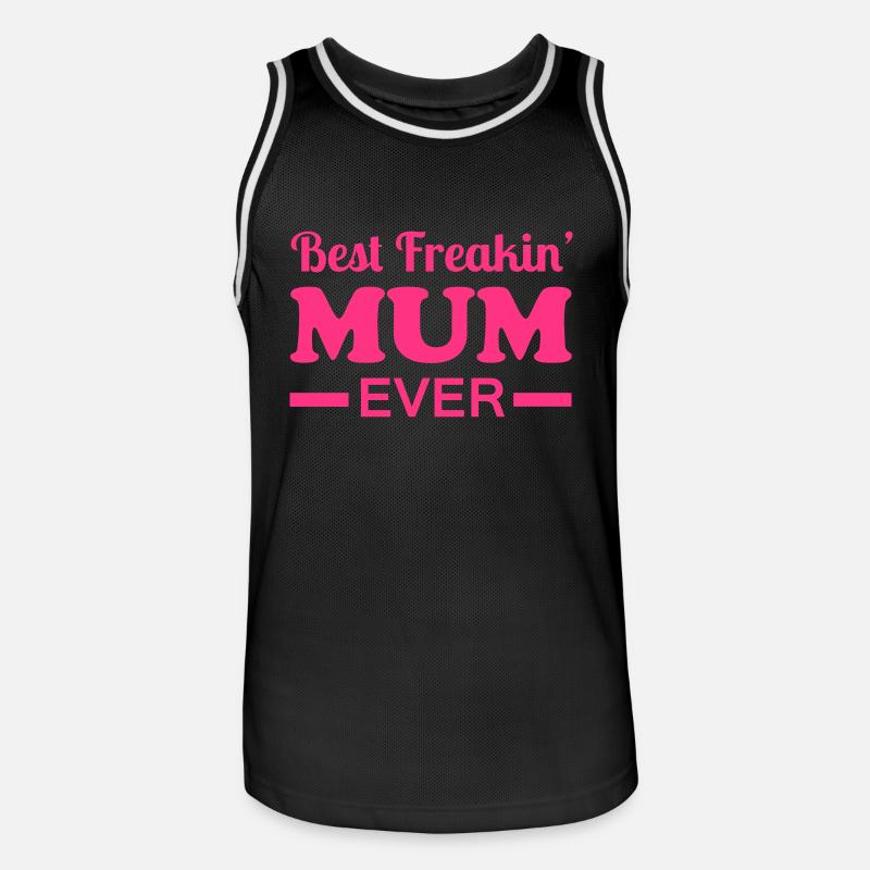 Mum - Maillot de basket Homme - noir/blanc