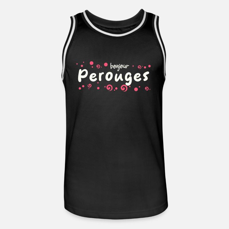 Pérouges - Men's Basketball Jersey - black/white