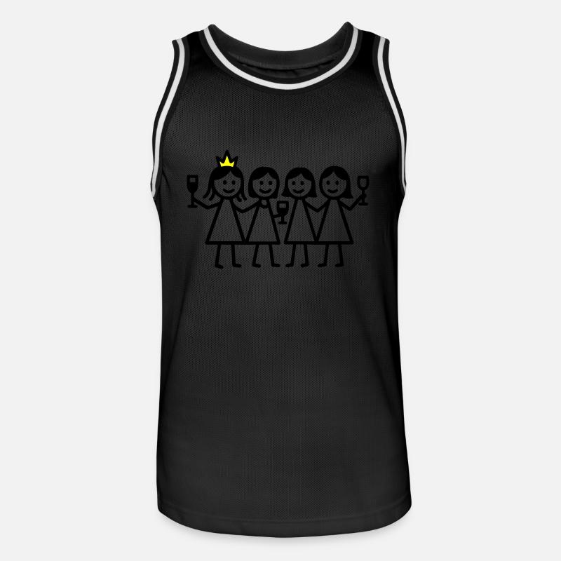 Hen Birthday - Men's Basketball Jersey - black/white