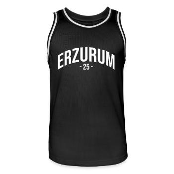 Erzurum 25 Turquie Turquie Cadeau Vacances TR Türk - Maillot de basket Homme - noir/blanc - Devant - AI Model Male 185 dark (185cm)
