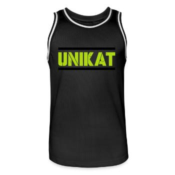 Unique - Maillot de basket Homme - noir/blanc - Devant - AI Model Male 185 dark (185cm)