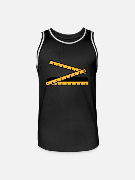 Folding rule - Men's Basketball Jersey - black/white