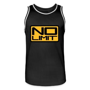 No Limit Shield - Maillot de basket Homme - noir/blanc - Devant - AI Model Male 185 dark (185cm)