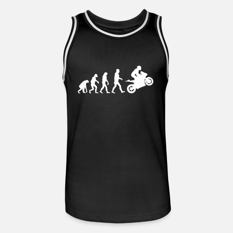 Sport Biker Evolution - Maillot de basket Homme - noir/blanc