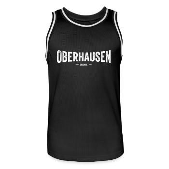 Oberhausen Original - Männer Basketball-Trikot - Schwarz/Weiß - Vorne - AI Model Male 185 dark (185cm)