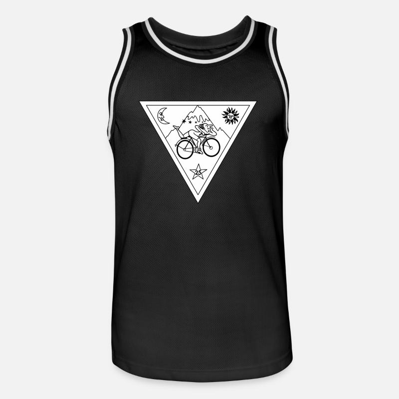 Albert Hofmann LSD Triangle Noir & Blanc - Maillot de basket Homme - noir/blanc