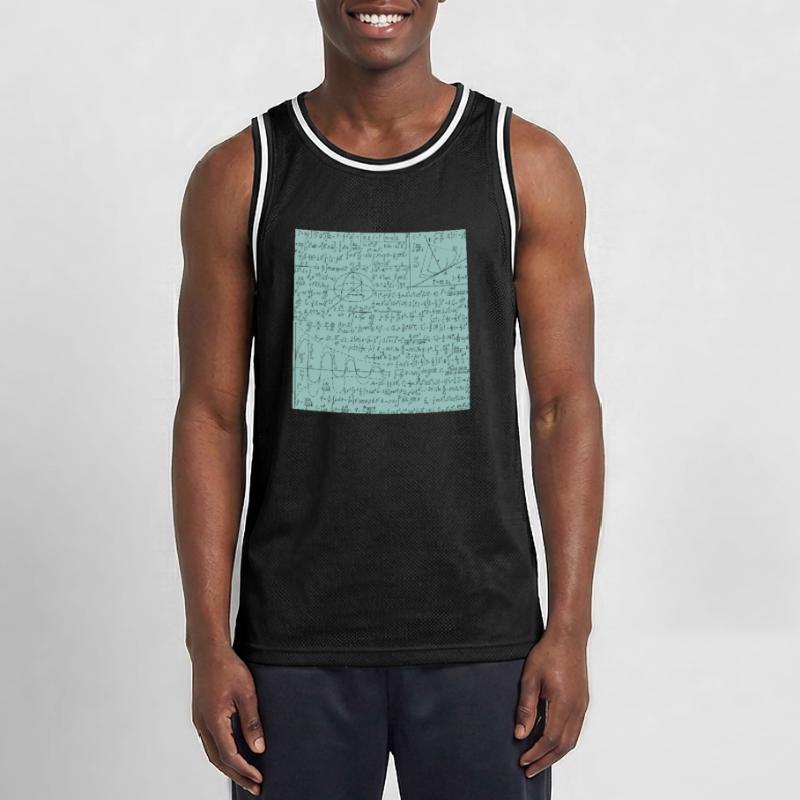 Math Equation Pattern, Math Formula Lover Gift Men's Basketball Jersey