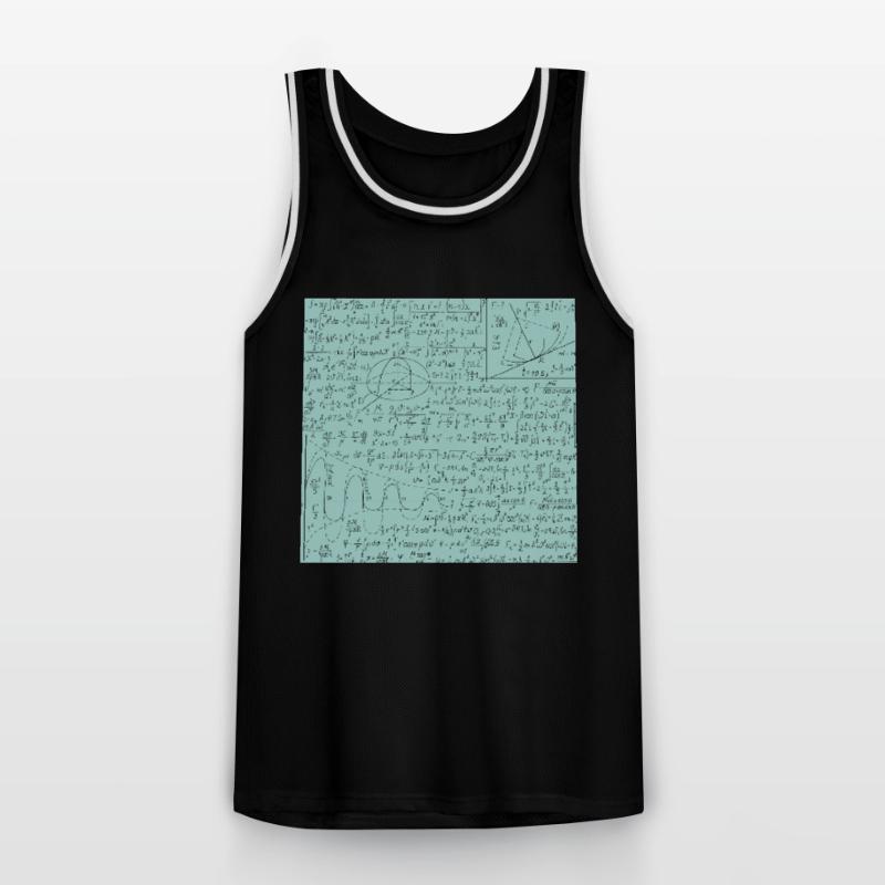 Math Equation Pattern, Math Formula Lover Gift Men's Basketball Jersey