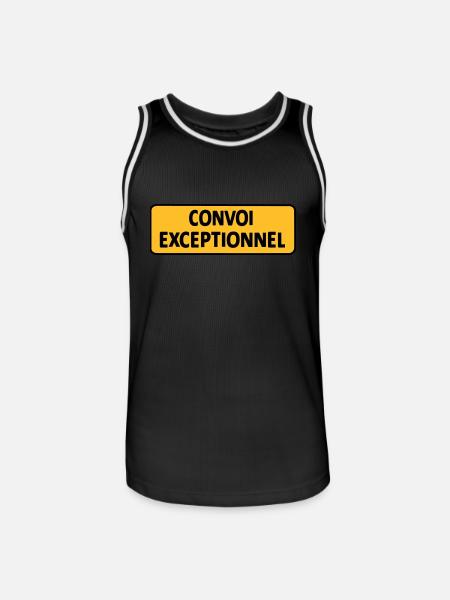Convoi Exeptionnel - Maillot de basket Homme - noir/blanc