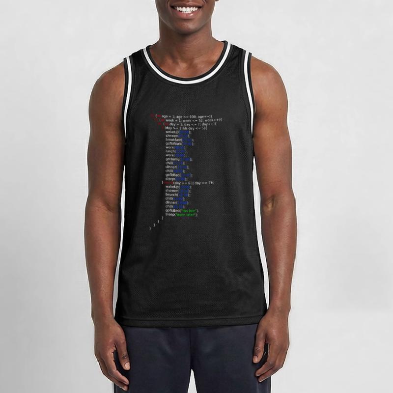 Ma vie - Java Code Maillot de basket Homme