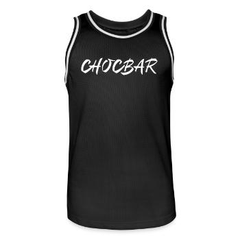 CHOCBAR - Maillot de basket Homme - noir/blanc - Devant - AI Model Male 185 dark (185cm)