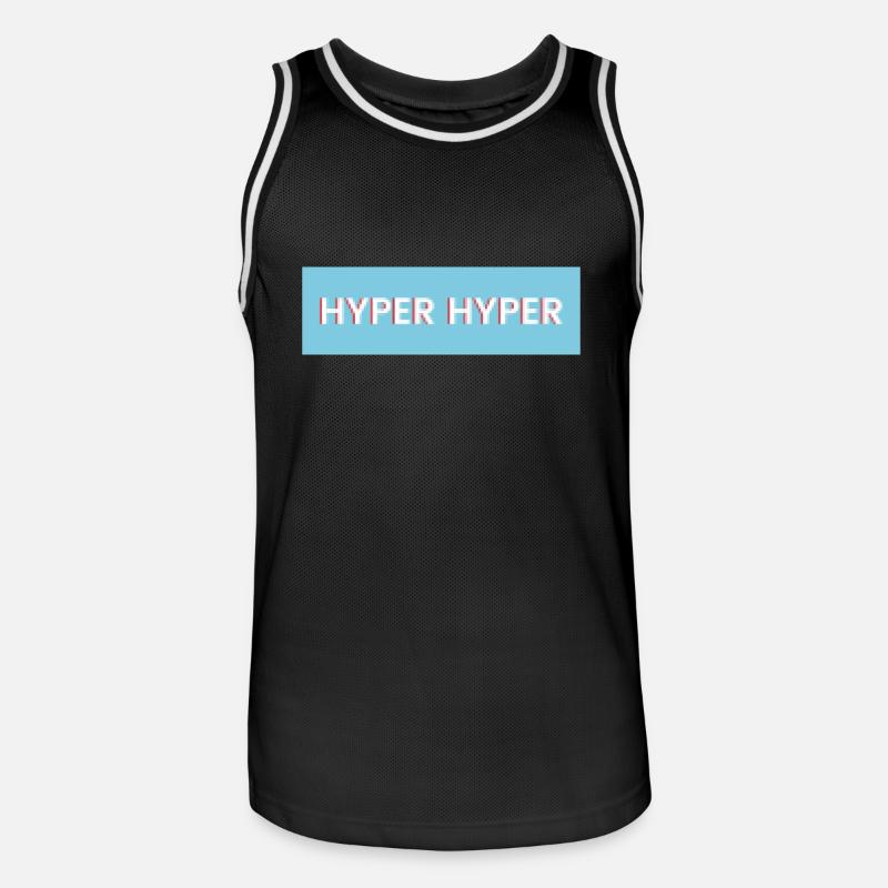 HYPER HYPER pixel - Men's Basketball Jersey - black/white