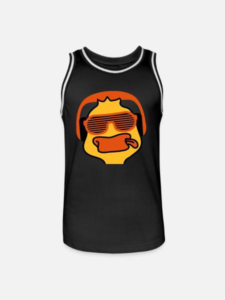 Party Duck - Maillot de basket Homme - noir/blanc
