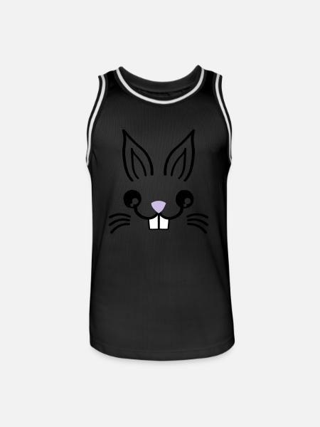 Lapin - Maillot de basket Homme - noir/blanc